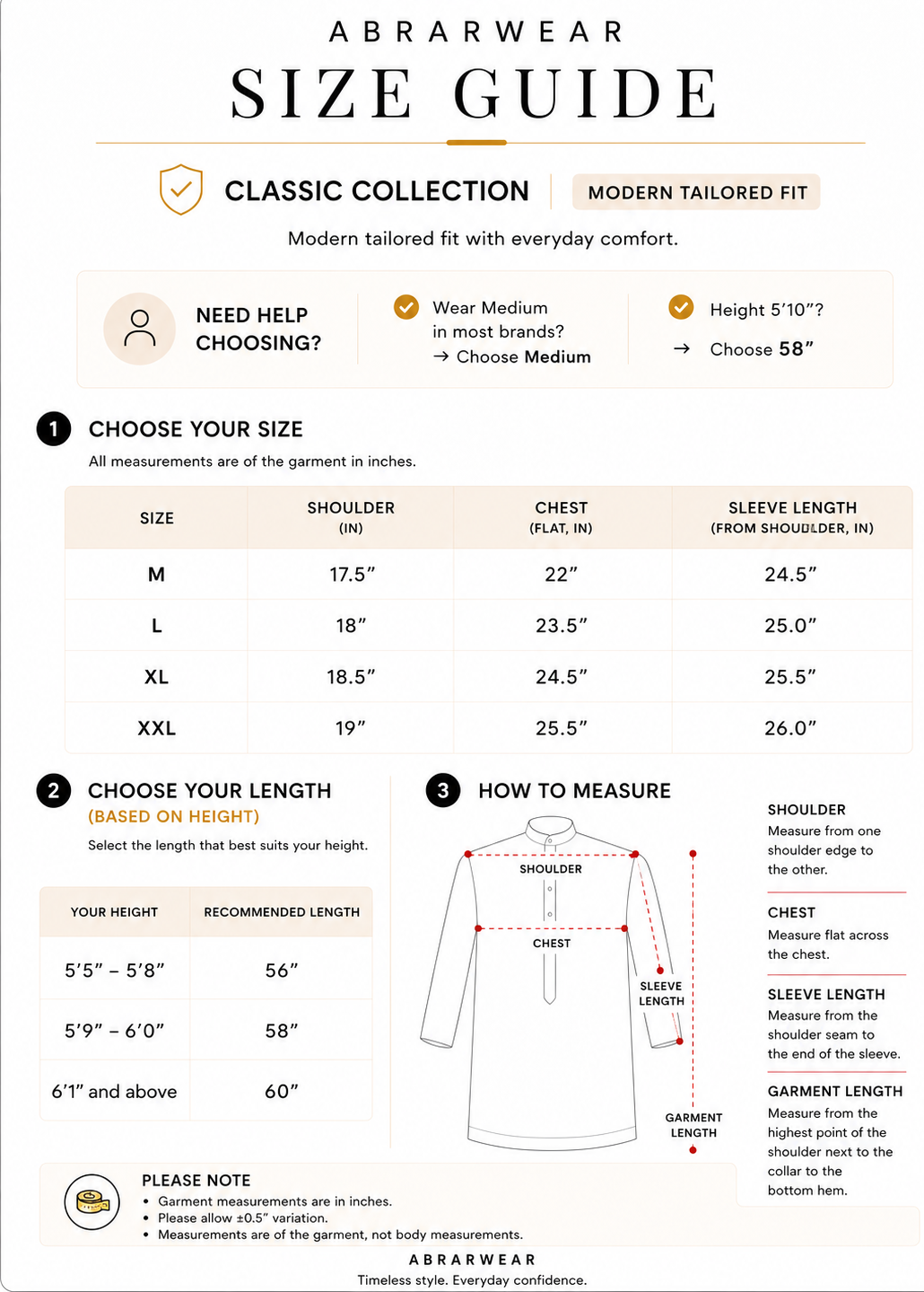 Size Guide