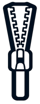Concealed Front Zipper