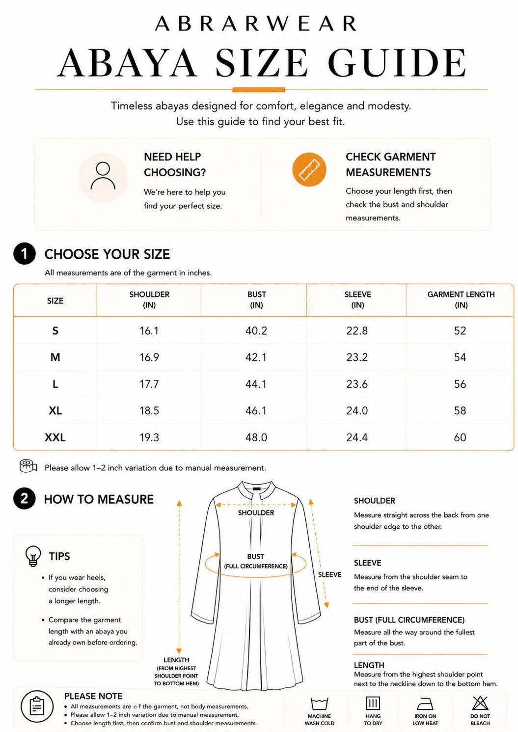 Size Guide